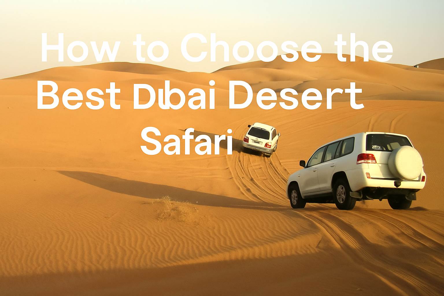 Best Dubai Desert Safari: Top Experiences & Tips