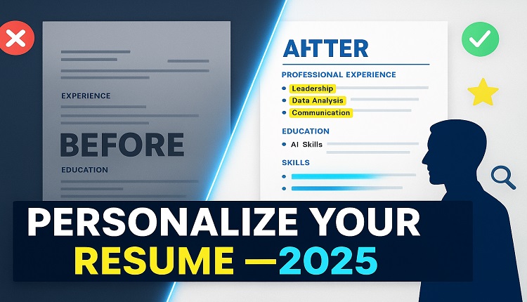 Personalize Your CV Before Interviews | Resume Tips 2026 | Recruit-G Blog