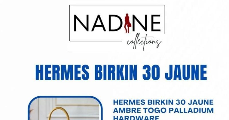 HERMES Birkin 30 Jaune