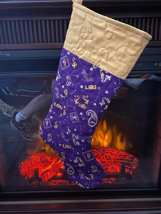 Choosing the Right Fabric and Shade for Purple Christmas Stockings...