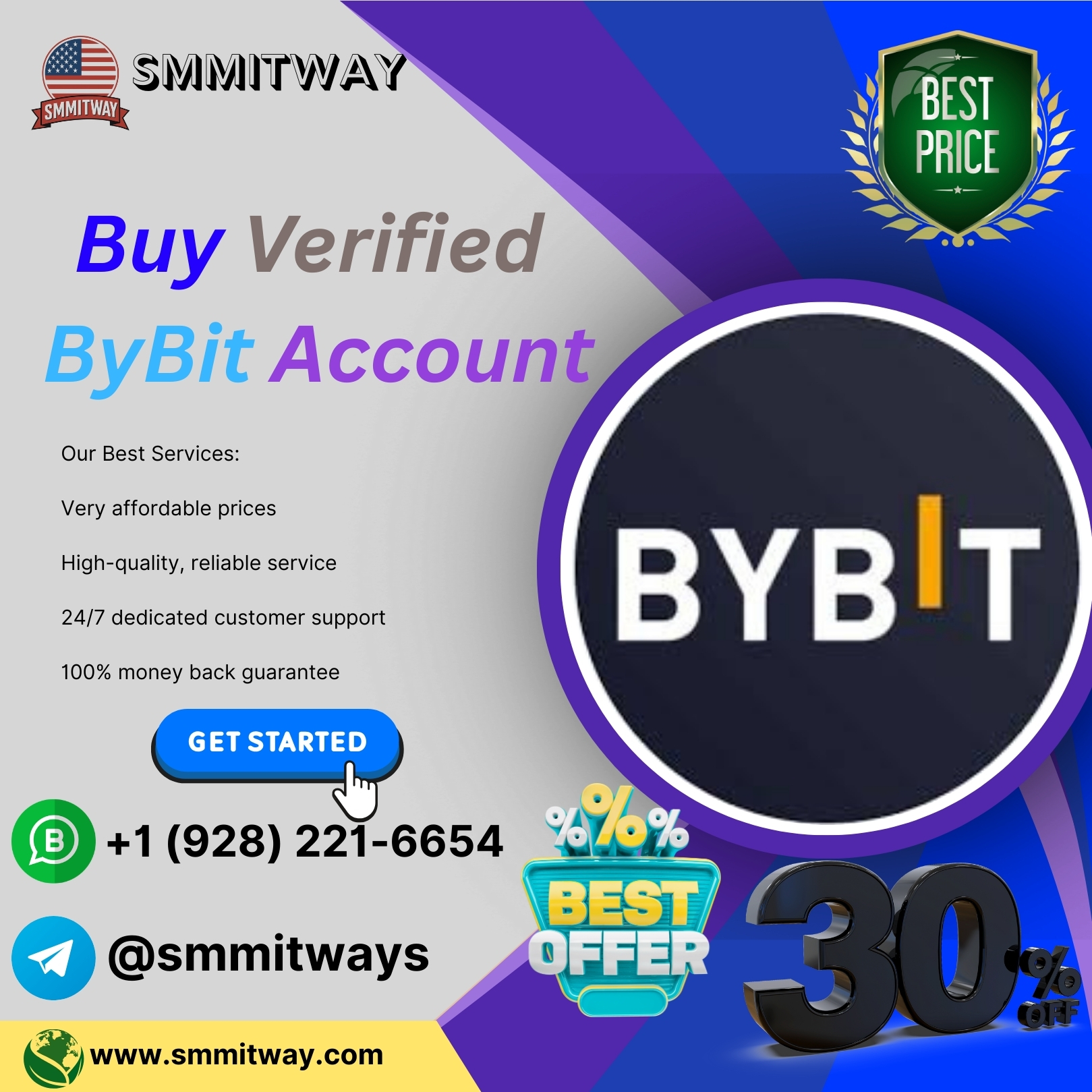 Buy Verified ByBit Account -Bulk PVA & Aged With smmitway