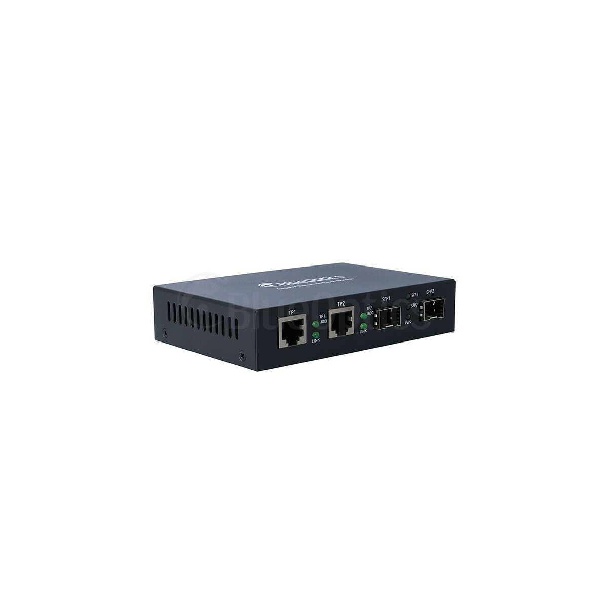 BlueOptics Gigabit Ethernet Medienkonverter 2x SFP, 2x 10/100/1000M R
