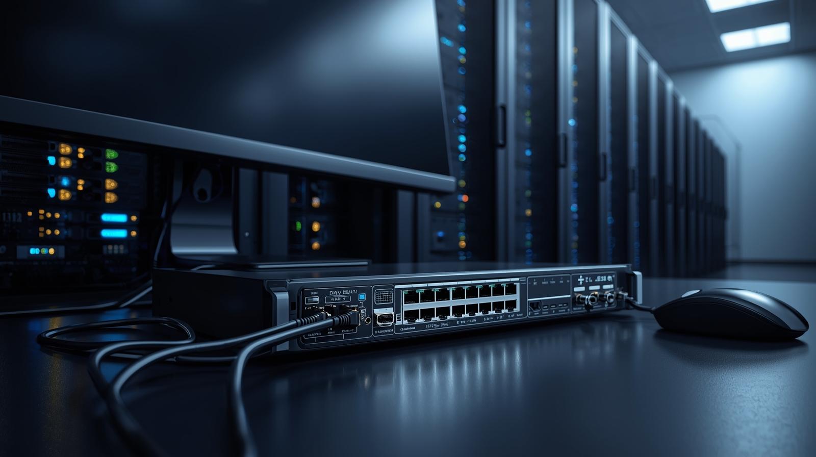 Best KVM Switch for Mac and PC with 1U Rackmount Keyboards - KVMSwitchTech