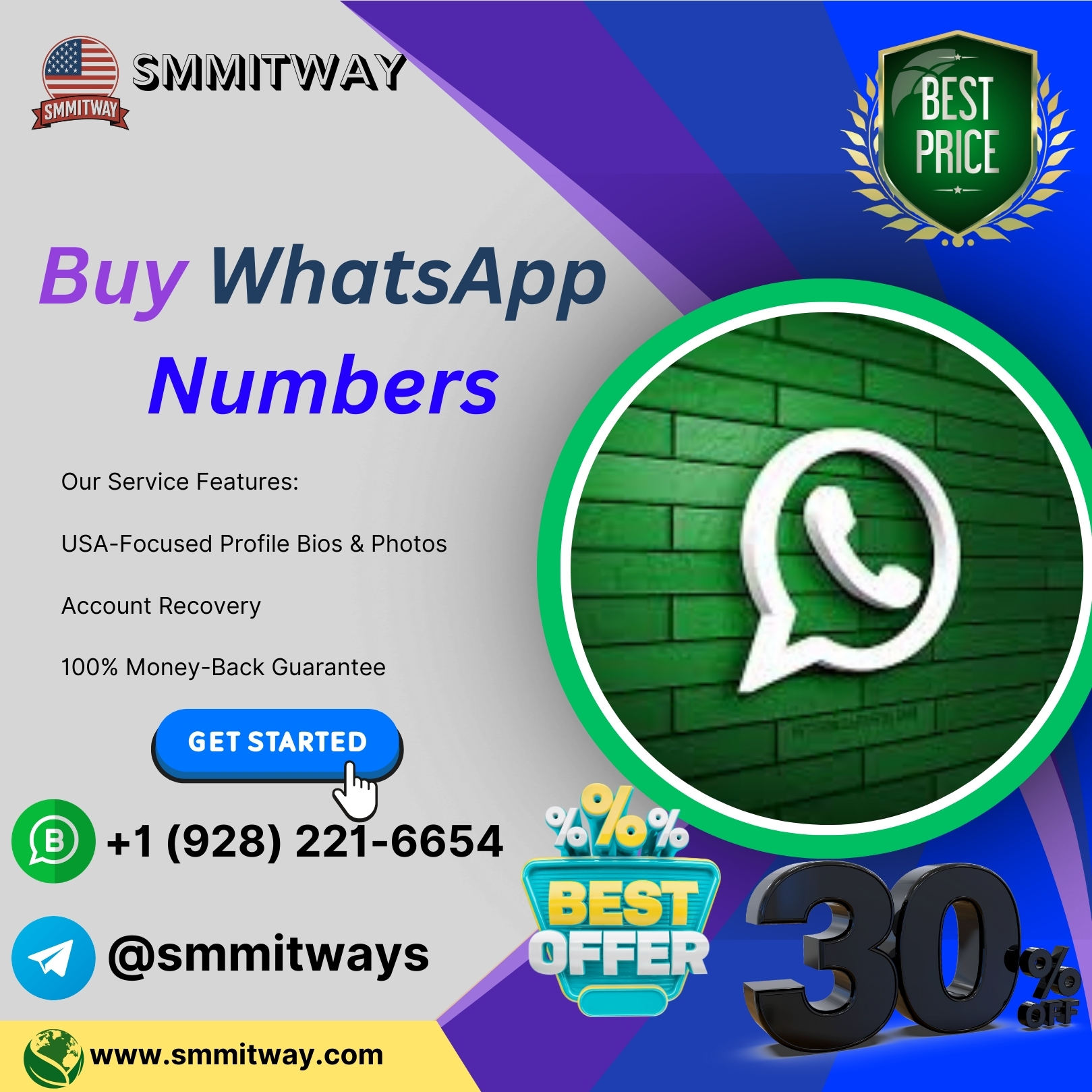 Buy WhatsApp Numbers - with your audience worldwide
