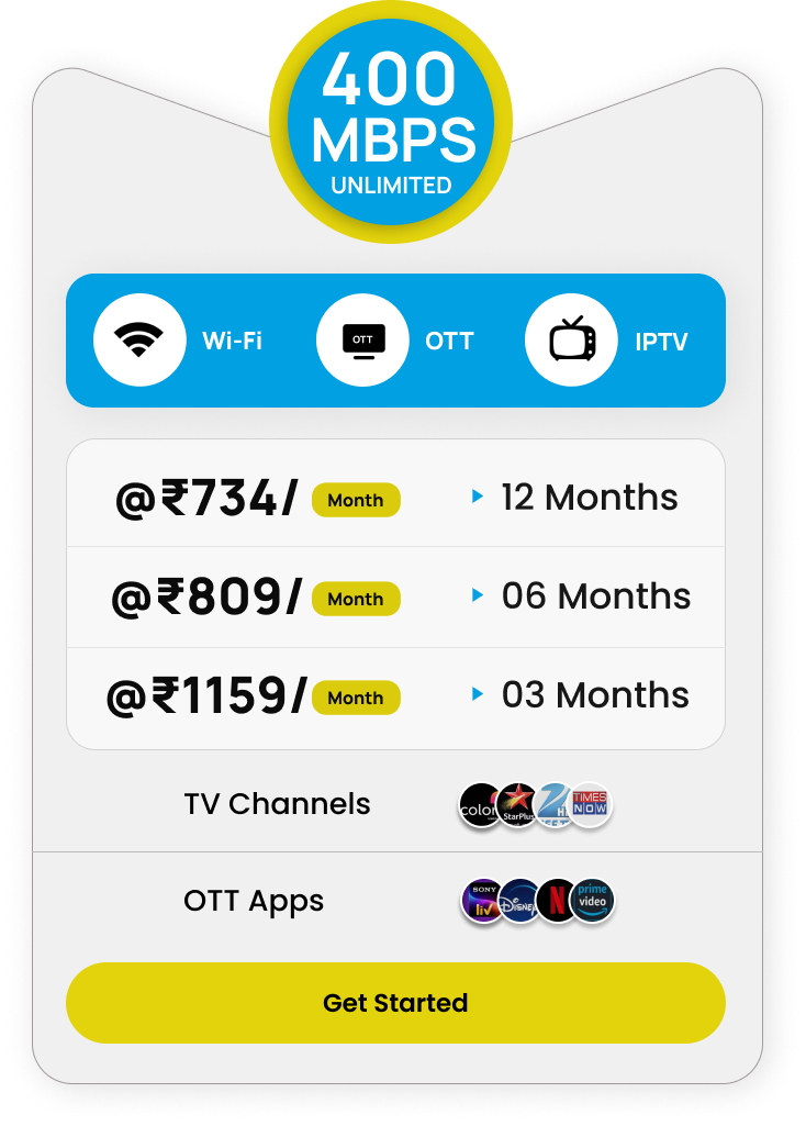 Broadband Service Provider in Faridabad - Gigmax