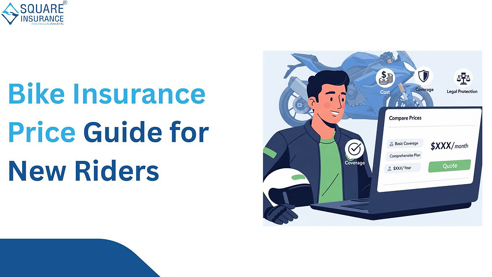 Bike Insurance Price Guide for New Riders