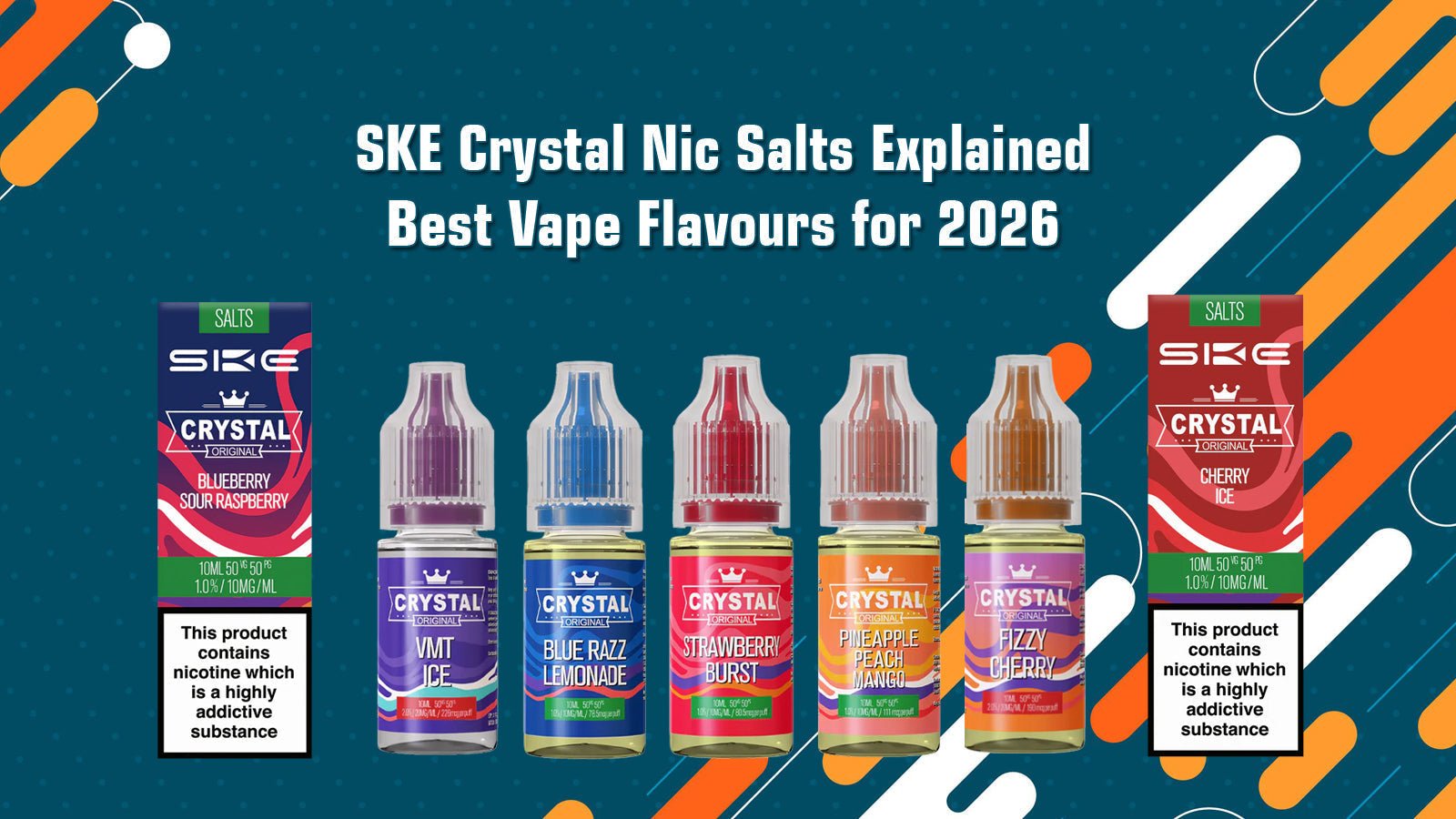SKE Crystal Nic Salts Explained: Best Vape Flavours for 2026– Bulk Vape Wholesale
