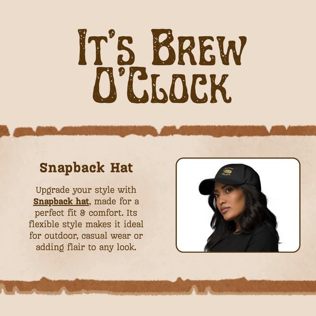 Snapback Hat | PDF