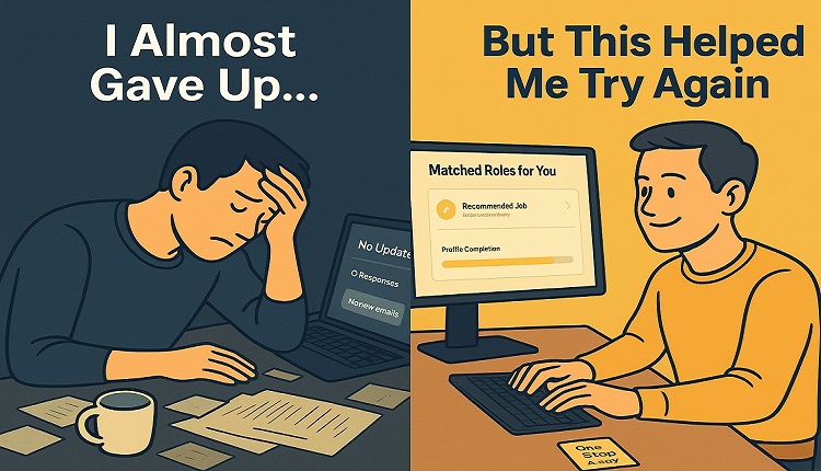 The Day I Almost Gave Up on My Job Search — And How I Found Hope Again | Recruit-G Blog