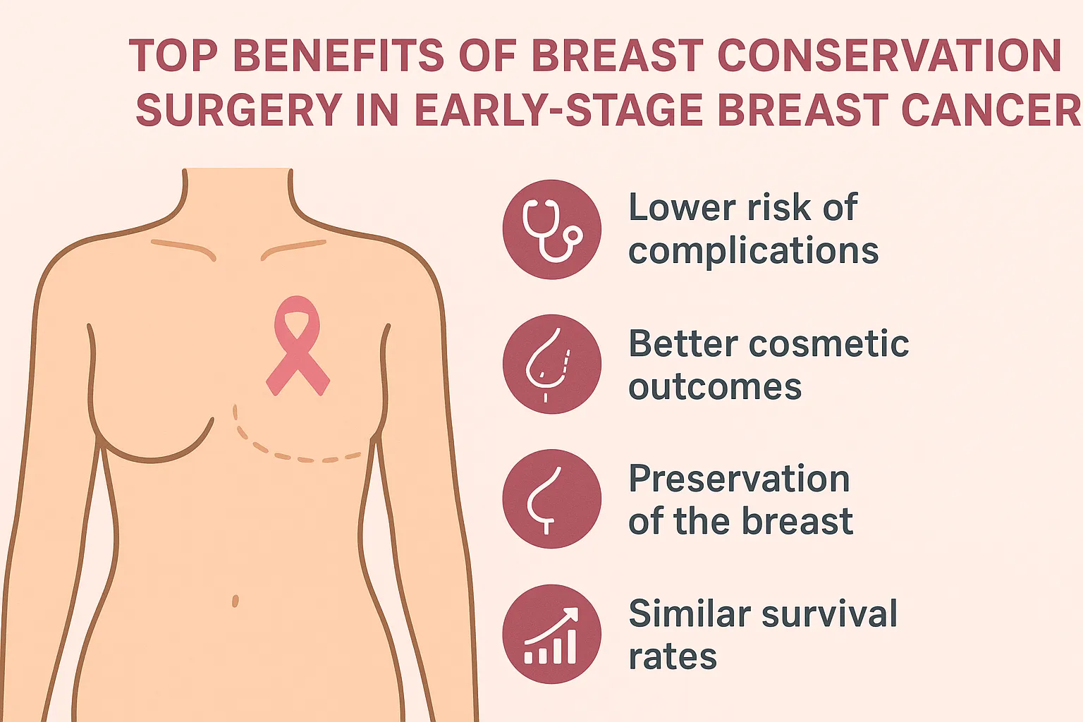 Top Benefits of Breast Conservation Surgery in Early-Stage Breast Cancer - Best Super Speciality Hospital In Hisar | Sarvesh Health City