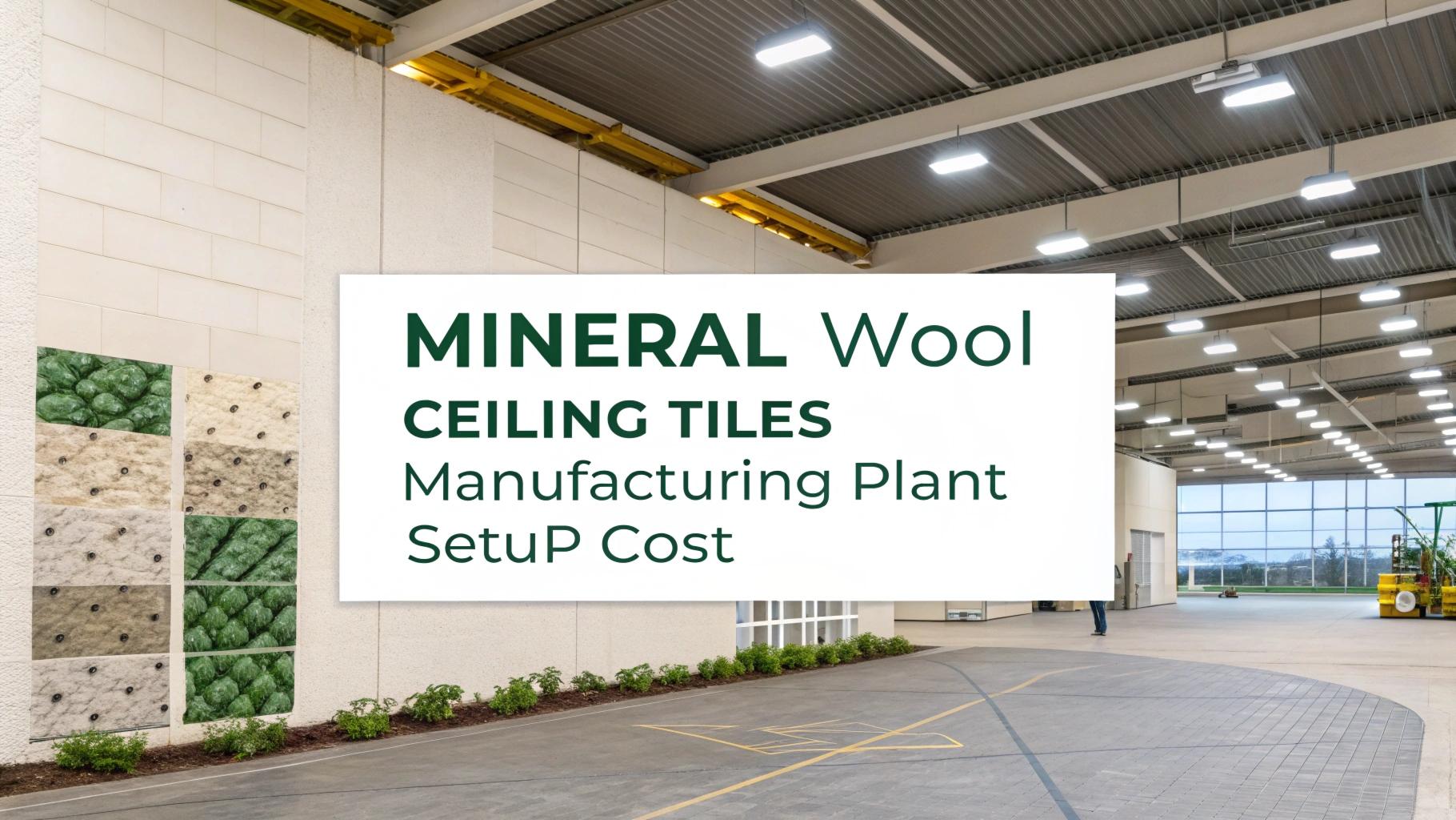 Mineral Wool Ceiling Tiles Manufacturing Plant Setup Cost &...