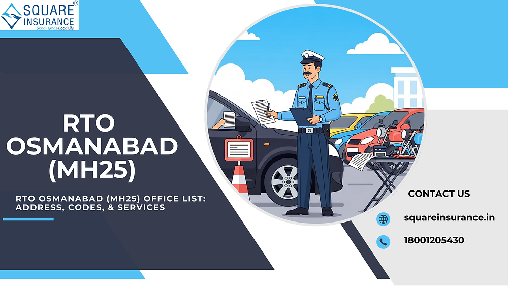 RTO Osmanabad (MH25) Office List: Address, Codes, & Services