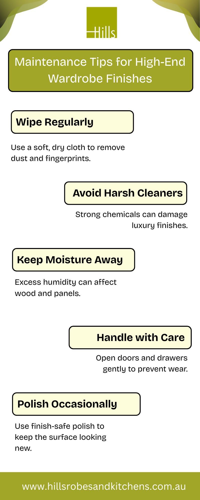 Maintenance Tips for High-End Wardrobe Finishes