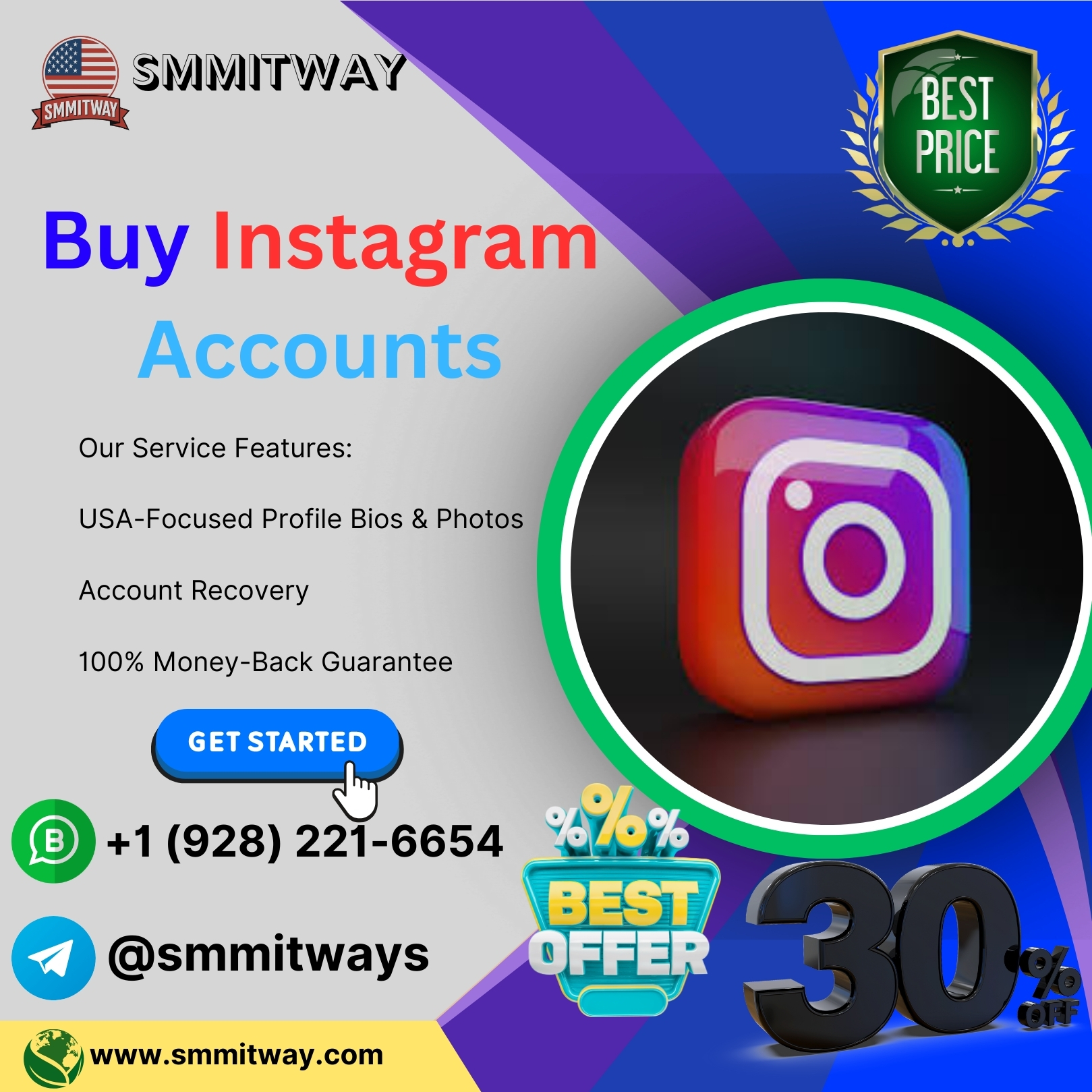 Buy Instagram Accounts - Fast Delivery & 100% Secure