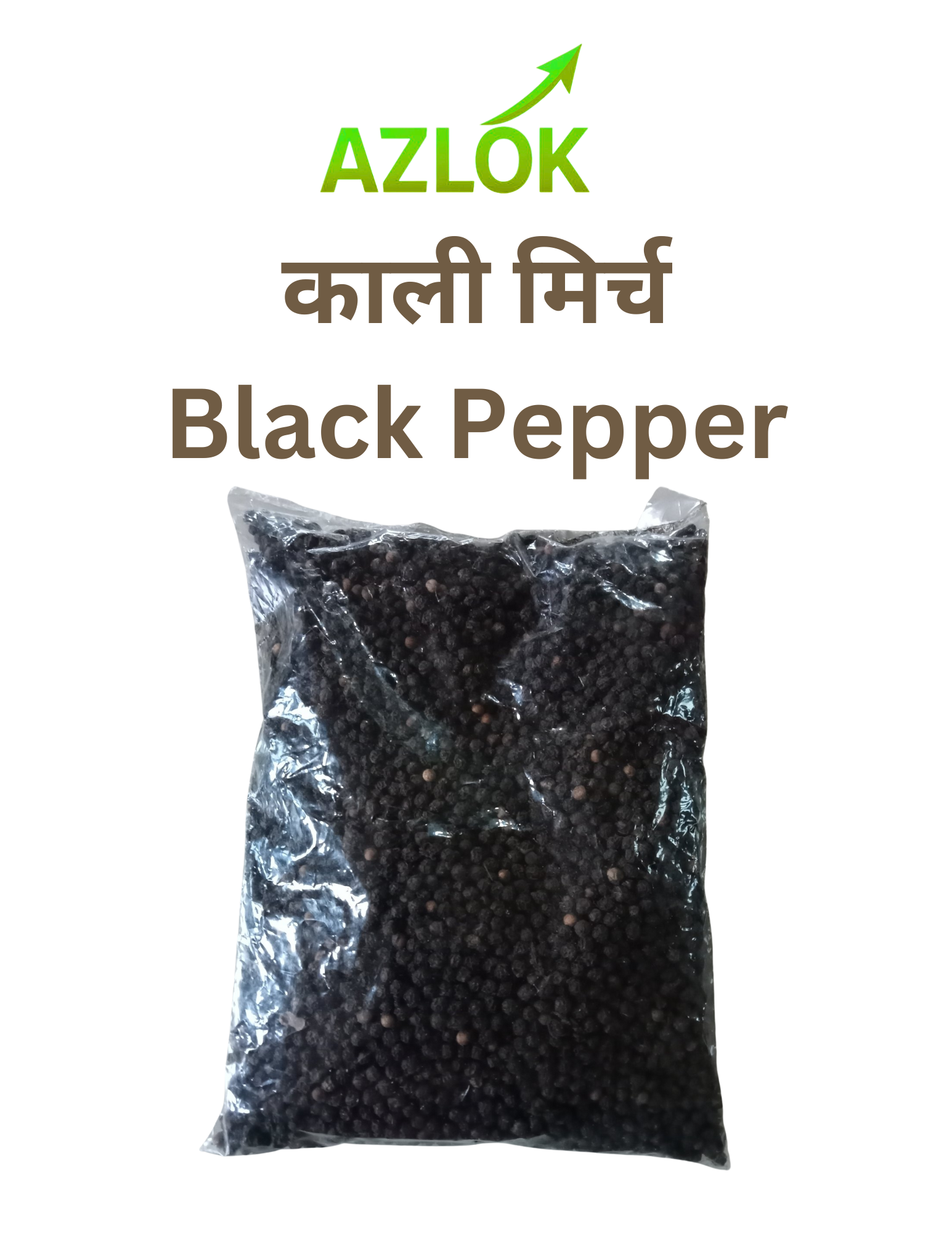 Azlok Kali Mirch (Black Pepper Whole) 50 g | Azlok