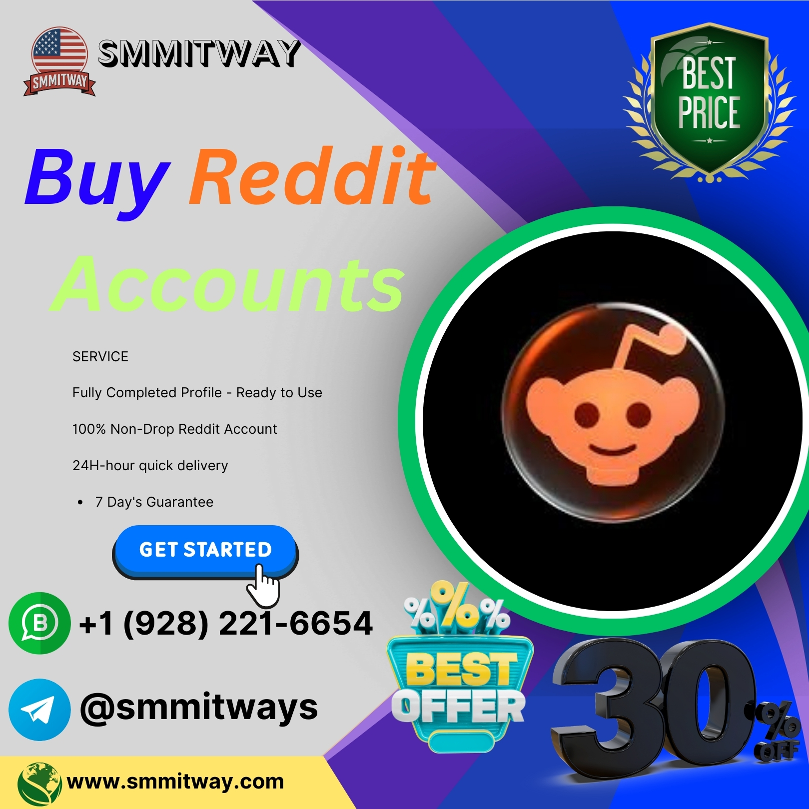 Buy Reddit Accounts - Phone Verified & 100% Active in usa