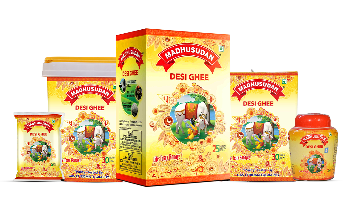 Madhusudan Desi Ghee – 100% Pure Ghee for Health & Taste
