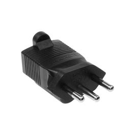 USA NEMA 5-15R to Brazil NBR 14136 Power Plug Adapter