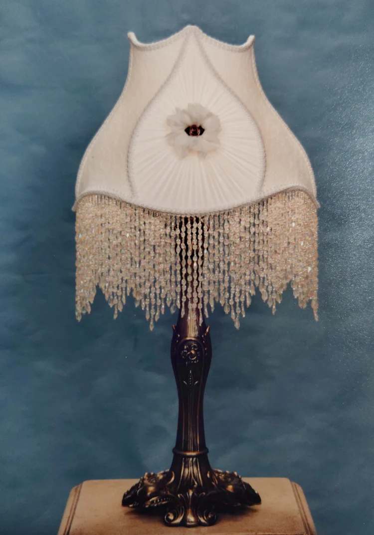 Elegant Victorian lampshade kit for lampshade restoration in USA: lamp2shade — LiveJournal
