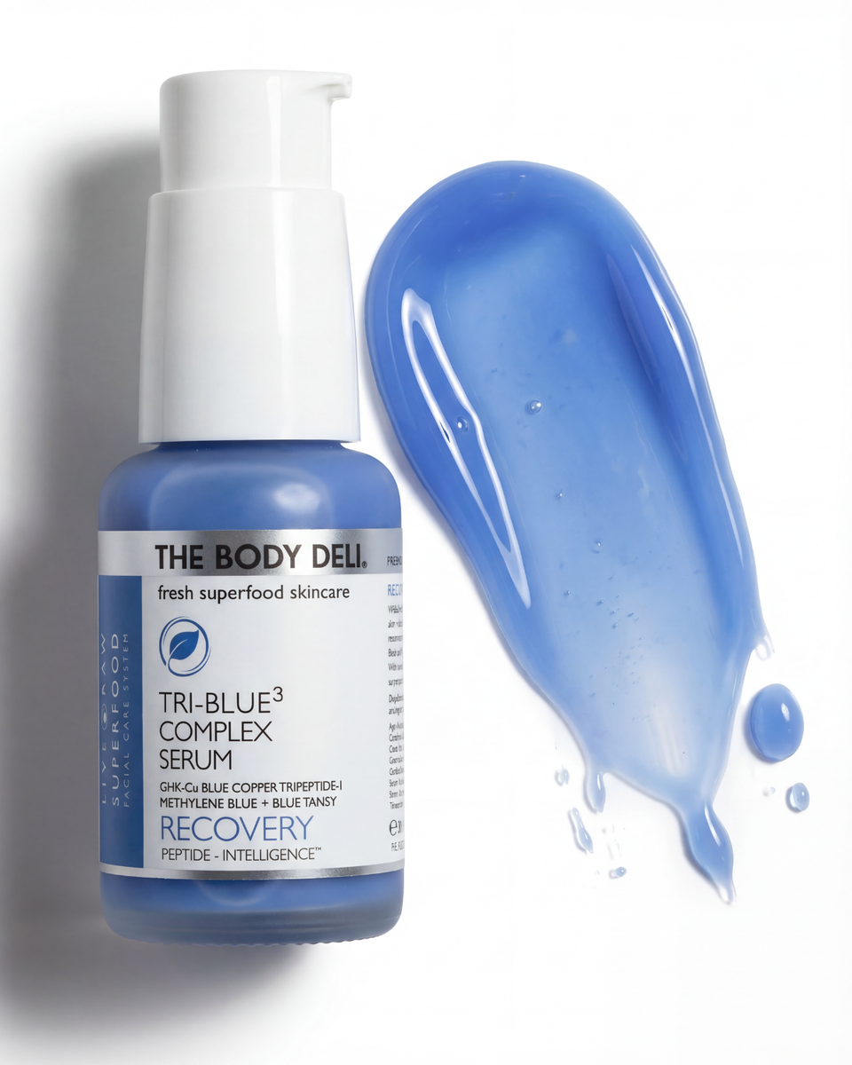 How Blue Tansy Helps Tri-Blue³ Serum Calm and Balance Skin – THE BODY DELI