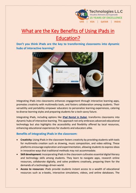 What are the Key Benefits of Using iPads in Education.pdf