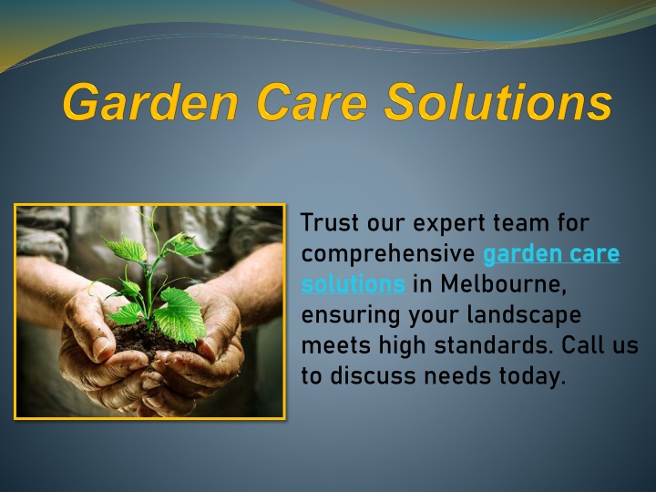 PPT - Garden Care Solutions PowerPoint Presentation, free download - ID:14741433