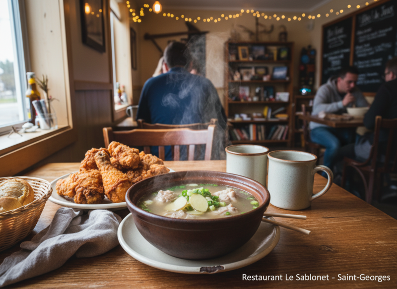 A Real Local Favorite for Fried Chicken and Soup in Saint-Georges: lesablonet — LiveJournal