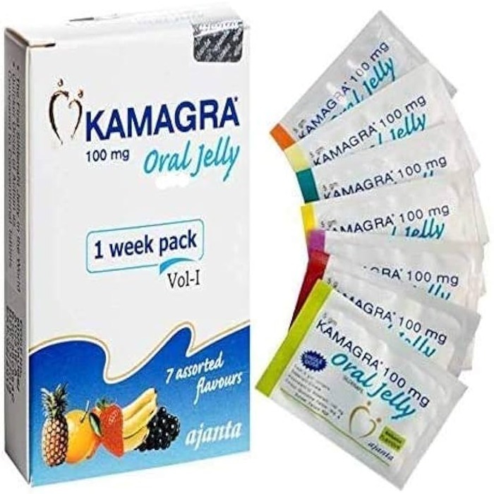 Oral Jelly Kamagra 100mg x7 sachets - Buy Direct Kamagra UK