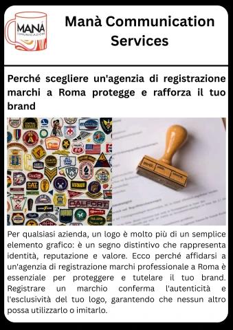 Perché scegliere un'agenzia di registrazione marchi a Roma protegge e rafforza il tuo brand