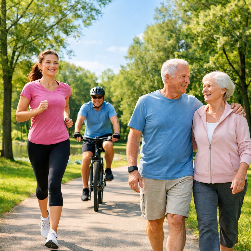 Exercise: The Keystone to a Healthy and Active Life.