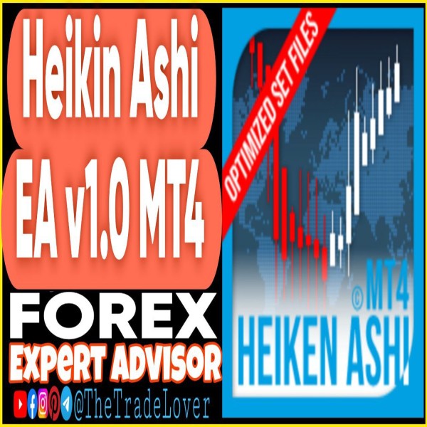 Heiken Ashi EA v1.0 MT4 (Works on Build 1455+) | Forex Robot | MT4 Expert Advisor - The Trade Lovers