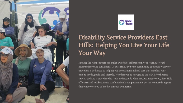 PPT - Disability-Service-Providers-East-Hills-Helping-You-Live-Your-Life-Your-Way PowerPoint Presentation - ID:14801235