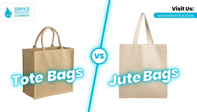 Tote Bags vs Jute Bags for Printing | Ink Service Kuwait  – Ink Service Online Store