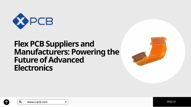 Flex PCB Suppliers and Manufacturers: Powering the Future of Advanced Electronics | PPTX