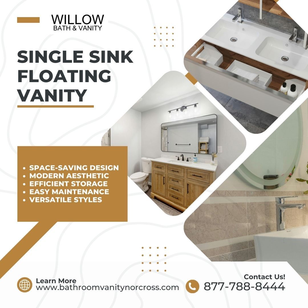 Single Sink Floating Vanity: Modern Upgrade for Any Bathroom