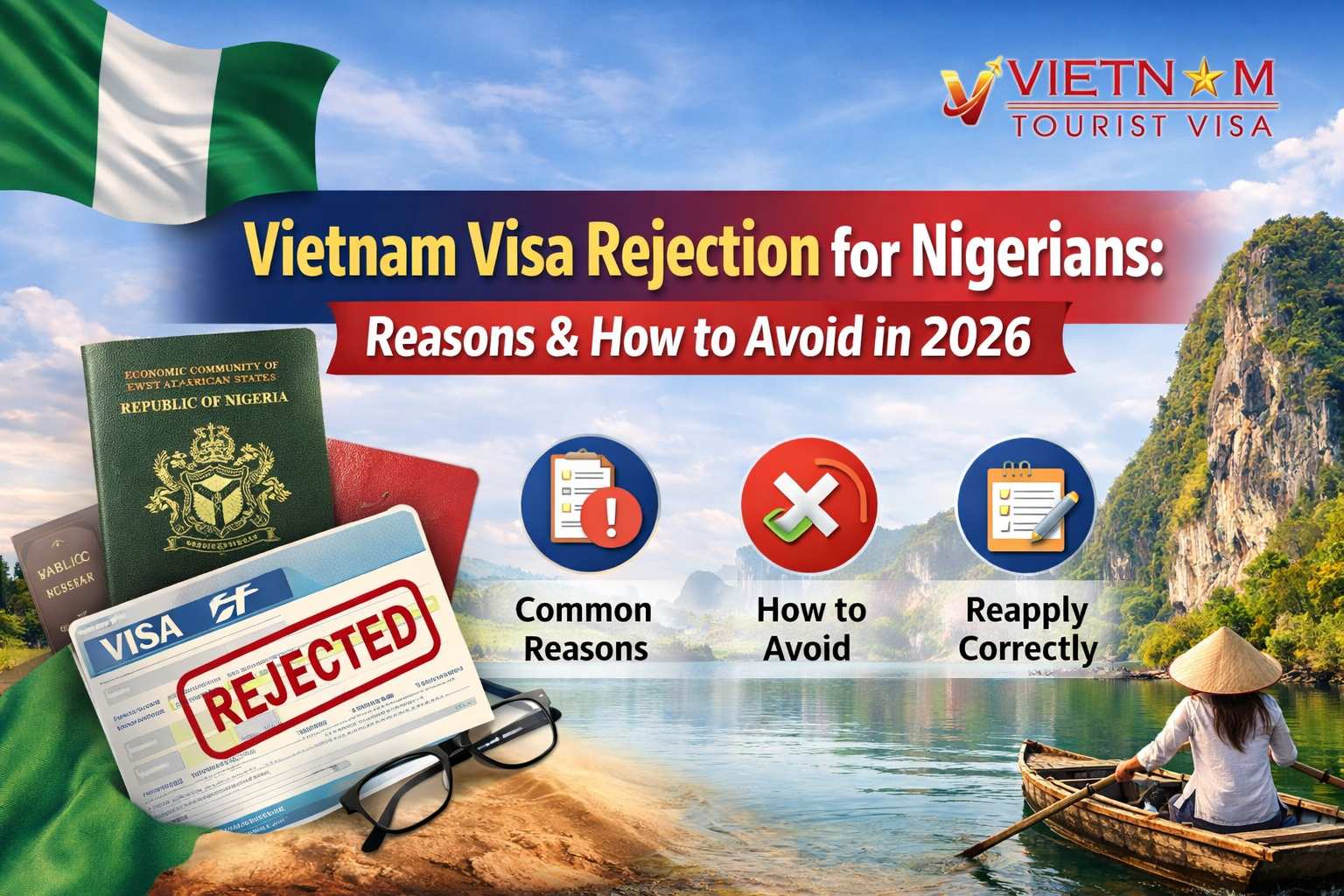Why Is Vietnam Visa Rejected for Nigerians in 2026? Reasons & How to Avoid It