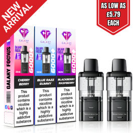 Galaxy Focus 1 6k Puff Prefilled Replacement Pod