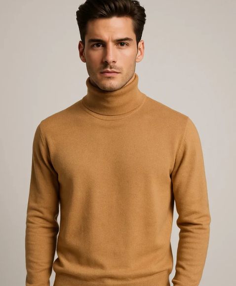 Why Every Wardrobe Needs A Stylish Men's Cashmere Roll Neck Sweater? | Author TCG London | Sociomix