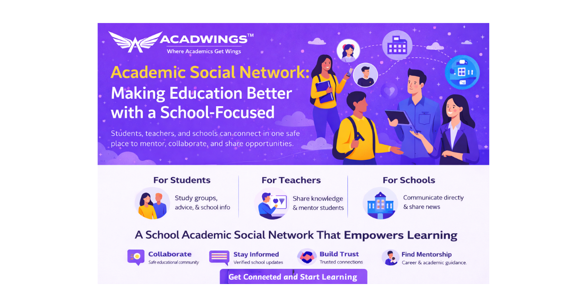 Academic Social Network: Making Education Better with a School-Focused  – Site Title
