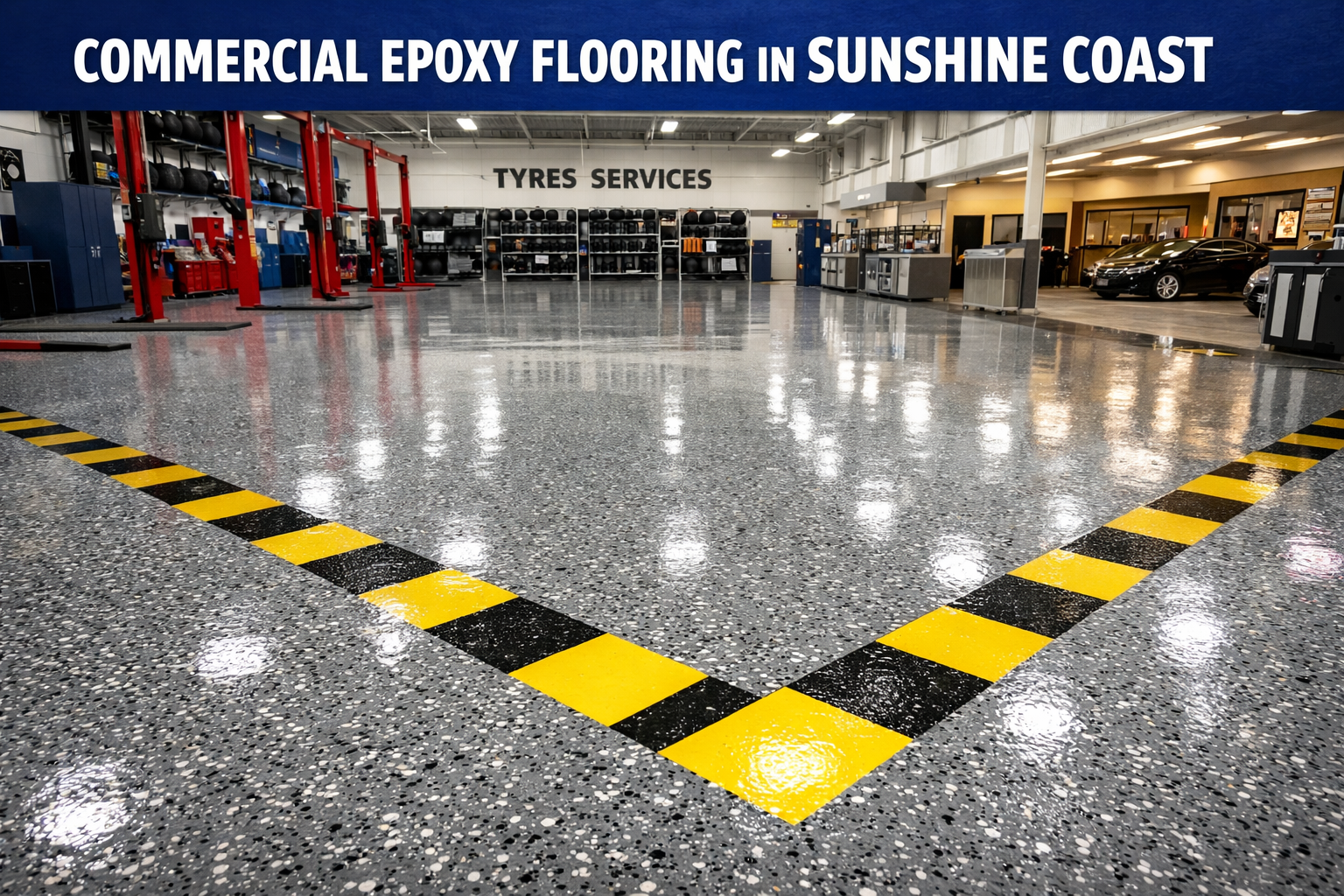 Commercial Epoxy Flooring in Sunshine Coast | Whatson Plus