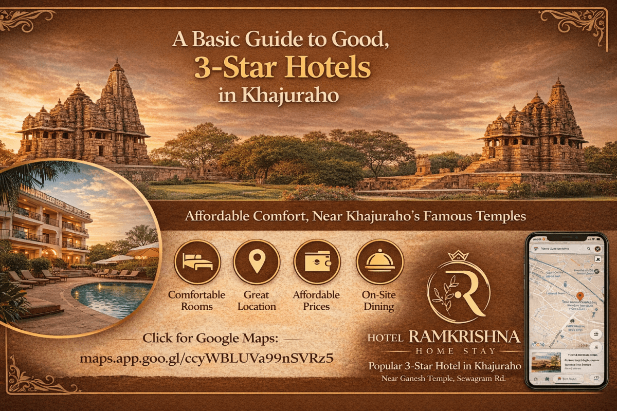 A Basic Guide to Good, 3-Star Hotels in Khajuraho – Hotel The RamKrishna