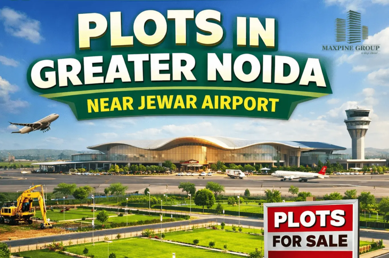 Plots in Greater Noida Near Jewar Airport: A Smart Investment for the Future