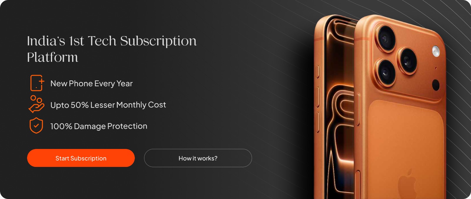 BytePe - India's First Phone Subscription Service | Own Latest Smartphones for ₹999/month