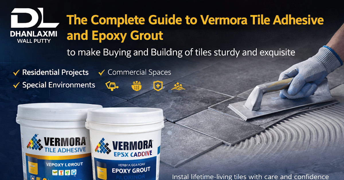 The Complete Guide to Vermora Tile Adhesive and Epoxy Grout to make Buying and Building of tiles sturdy and exquisite