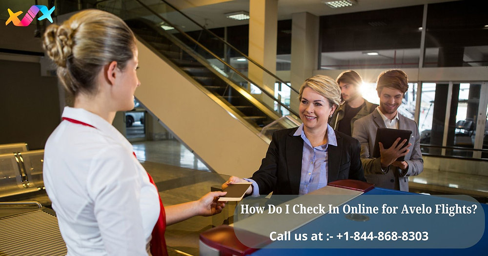 +1-844-868-8303 How do i check in Online for Avelo Flights?
