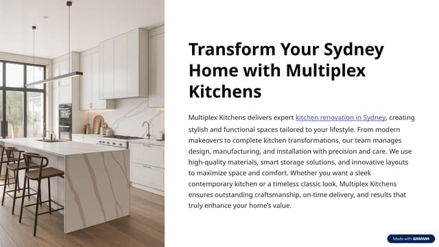 Kitchen Remodelling Sydney- Multiplex kitchens.pptx