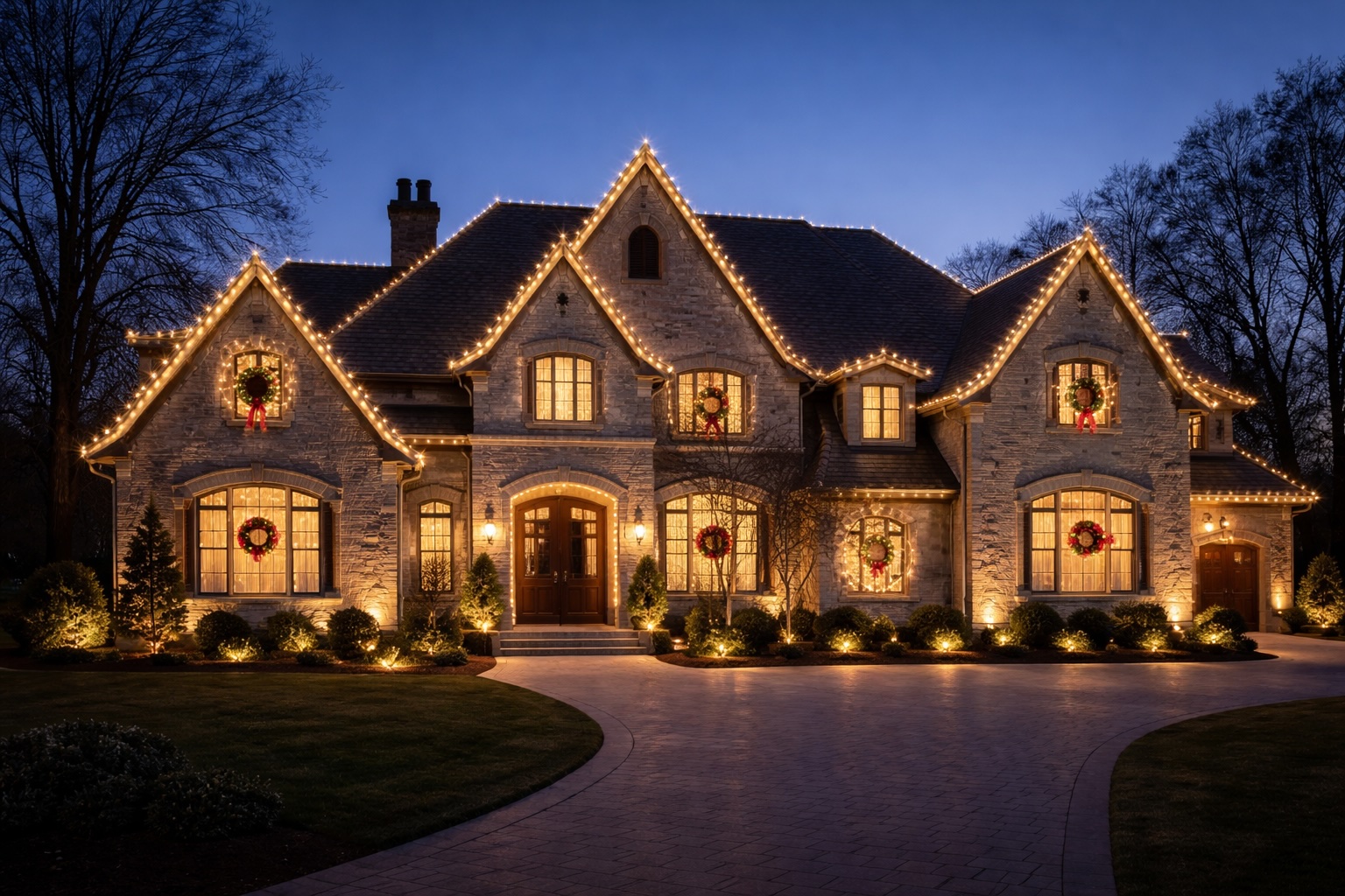 Christmas Lighting Installation in Williamson County, TN