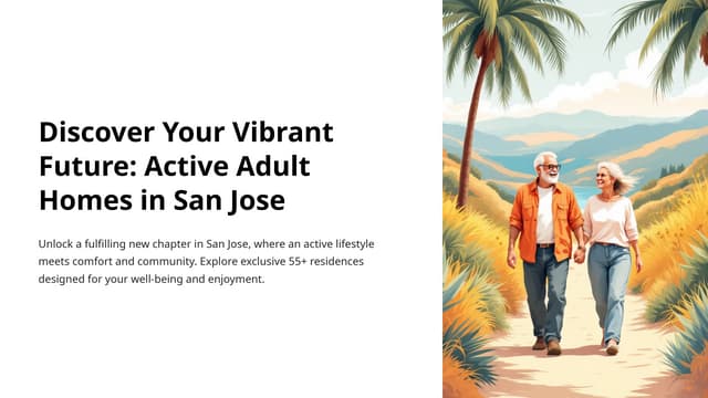 Explore Active Adult Communities San Jose Villages Homes | PPTX