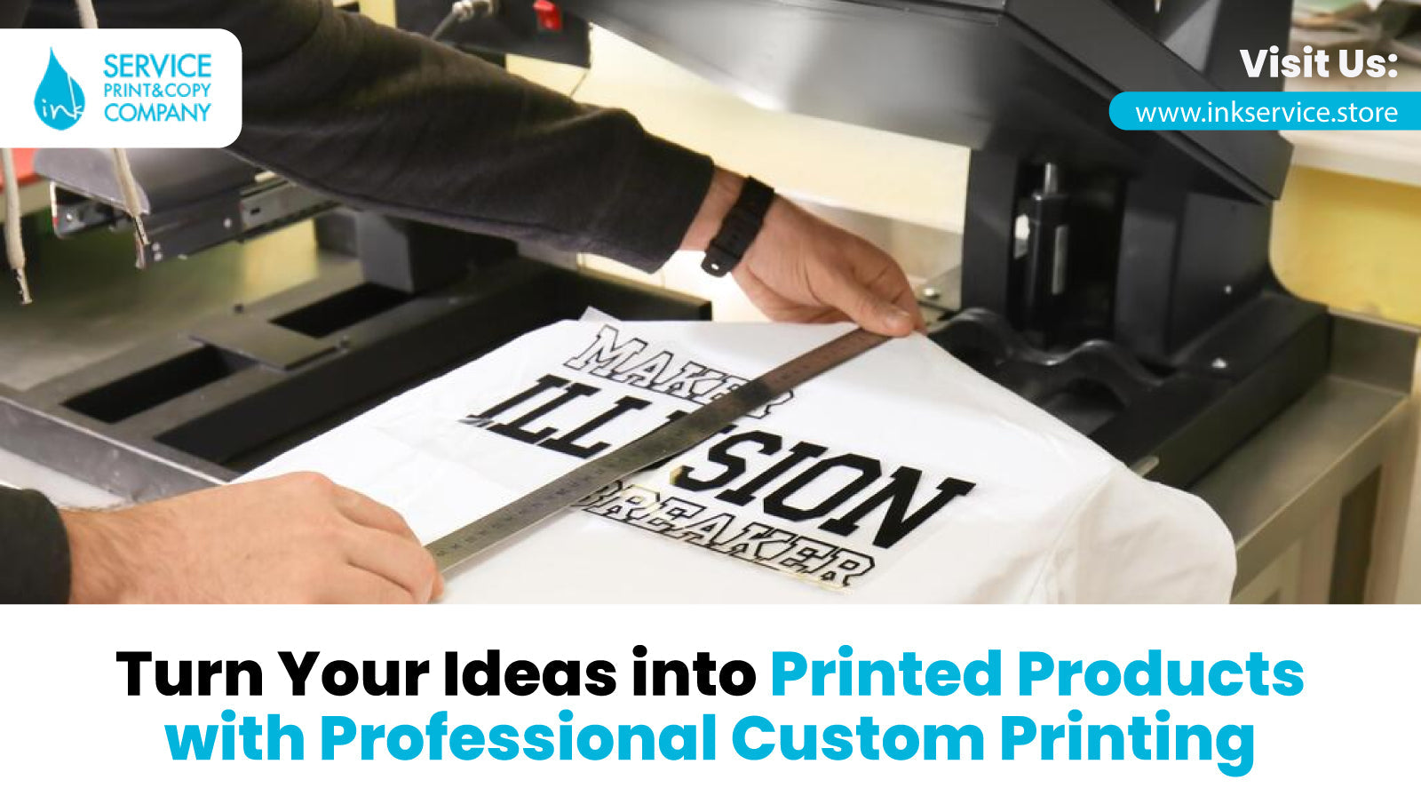 Custom T-Shirt Printing in Kuwait | Complete Design to Delivery Guide  – Ink Service Online Store