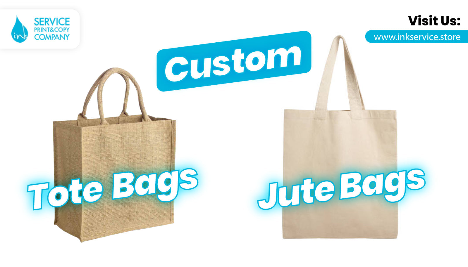 Eco-Friendly Tote & Jute Bags Kuwait | Custom Branding Solutions  – Ink Service Online Store